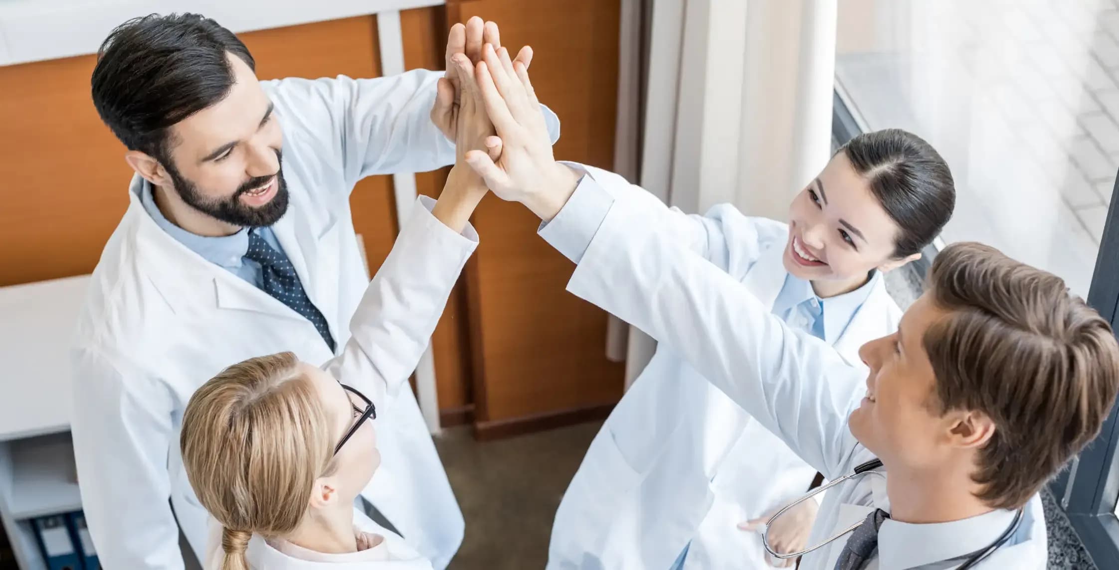 humans shaking hands